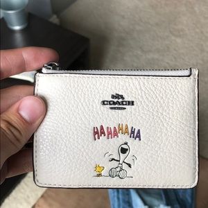 NWOT Coach Limited Edition Snoopy Mini Skinny